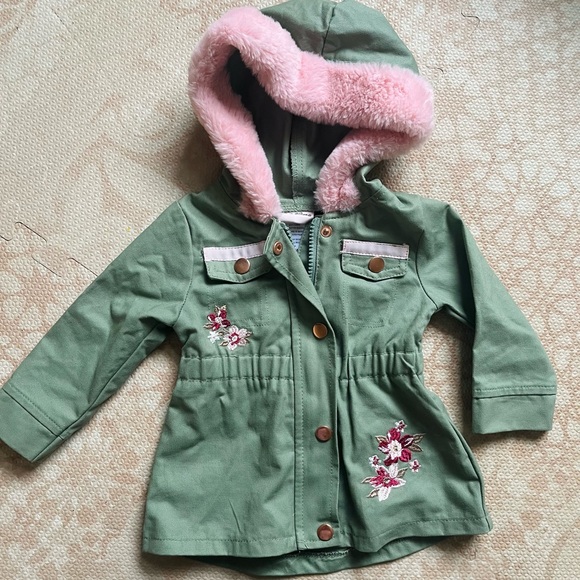 Floral matching set for 12 month old - Picture 3 of 4